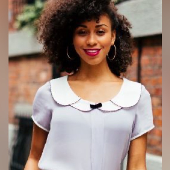 Peter Pan Collar Shirt - Picture 1 of 3